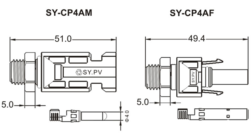 M12 Electrical Connector Waterproof Solar MC4 Connector M12 Electrical Connector Waterproof Solar MC4 Connector