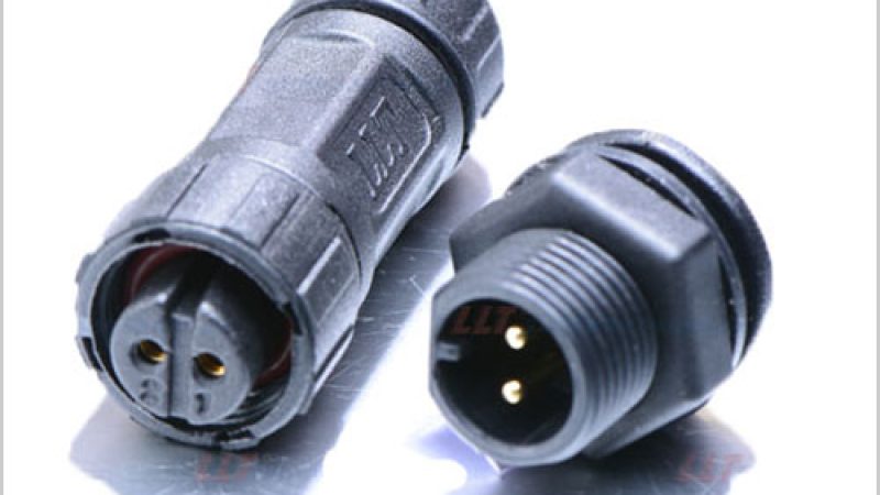 2 pin Waterproof Cable Connector