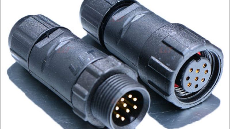 9 Wire Waterproof Cable Connector