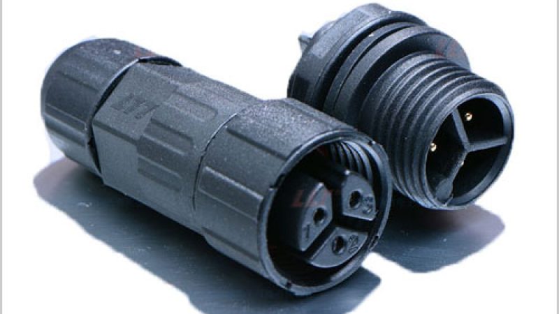 M16 3 Wire Waterproof Cable Connector