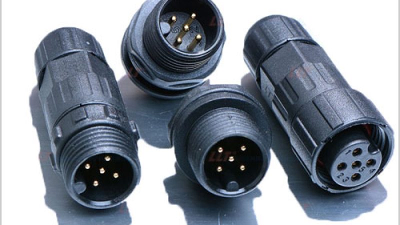 M16 5 Wire Waterproof Cable Connector