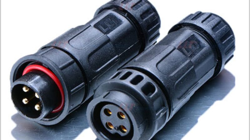 M19 4 wire waterproof cable connector