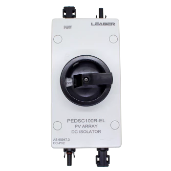 PV DC Isolator Switch Solar IP66 1500VDC 32A - LEADER GROUP