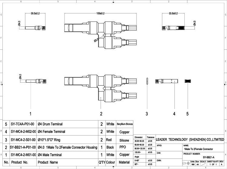 Conector de rama MC4