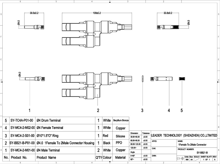 Conector de rama MC4