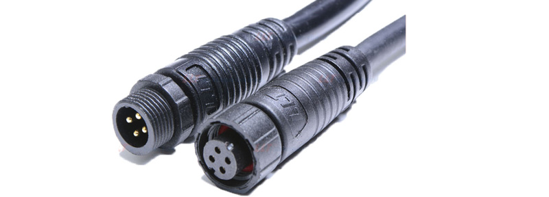 M12 4 Pin Waterproof Cable Connector - LEADER GROUP