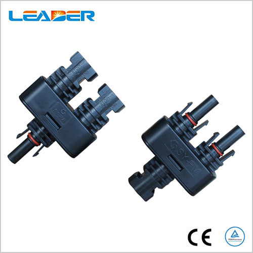 KRXNY Solar Panel MC4 1 to 4 T Branch Connectors PV Cable Coupler Combiner Connector Splitter Adapter M/FFFF and F/MMMM 1 Pair