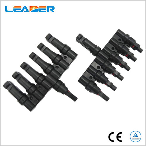 PowMr 1 to 4 Solar Branch connetors Panel Connectors Y Connector DIY Mount Tool in Pair MMMF+FFFM for Parallel Connection Between Solar Panels 1 Pair 