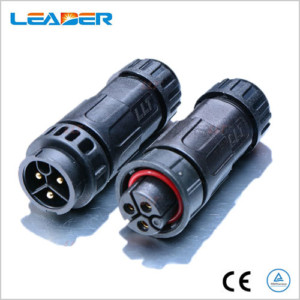 M19 3 wire waterproof cable connector